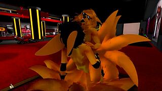 Roxy Foxy Boldly Engages in Intense Hentai Action with Black Characters in Anime