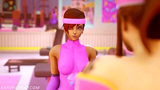 Anime hentai features detailed lesbian training in 3d porn scenes.