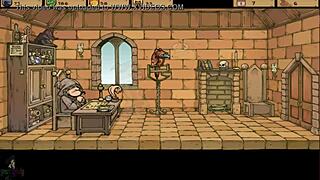 Feeling the excitement of the witch trainer's slutty group game