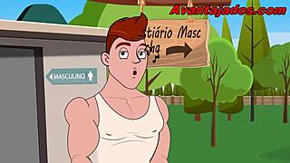 Brazilian Cartoon Gay Pornstar Fucks Muscular Slut