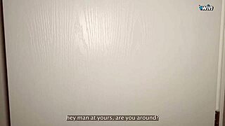 A couple has sex in the kitchen and the woman wears a corset