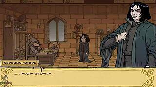 Feeling the excitement of the witch trainer's slutty group game