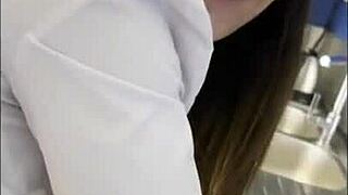 Lety Howl's kitchen tryst with the delivery boy in hot anal action
