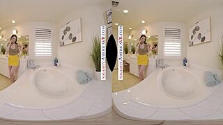 Tattooed brunette gets her big tits licked and fucked