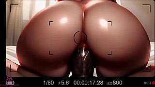 Teen begs for anal creampie from huge black cock