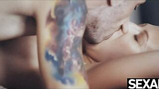 Watch Her Big Natural Tits Bounce Wildly During Intense Ride!