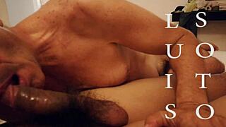 he discovers another delicious cock for his mouth and ass