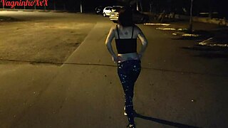 Is Holy Rubi Flashing Her Ass In The Park?