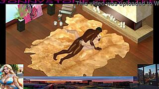 Blonde Cartoon Interracial Monster Cock