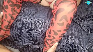 Close up of cute amateurs licking wet shaved pussy in muff diving action.