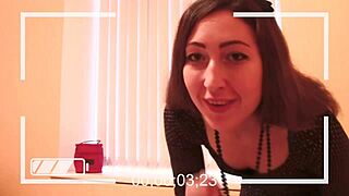 horny ex gf masturbates and fingers herself at the window for a quick orgasm