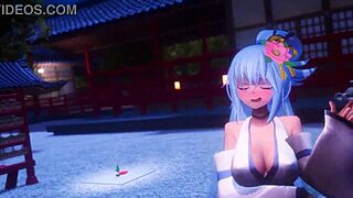 Konosuba Aqua Hentai with Explicit Cartoon Scenes