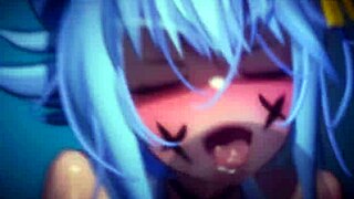 Konosuba Aqua Hentai with Explicit Cartoon Scenes