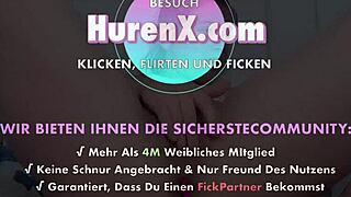 Do you like my wet pussy german babe masturbates horny