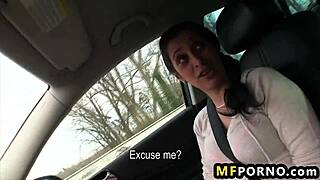 Innocent teen fucked in car