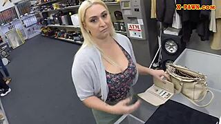 this blonde with phat ass and big boobs gets nailed hard in pov blowjob scene 😈