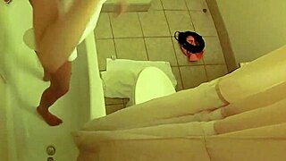 Brett Rossi's solo shower scene in the middle of the action