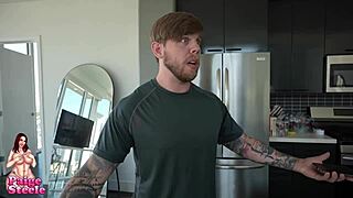 Fat Curvy Anime Girl Moans While Bent Over Taking Cock Cum in Mouth