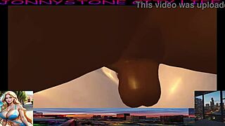 Blonde Cartoon Interracial Monster Cock