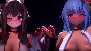 Konosuba Aqua Hentai with Explicit Cartoon Scenes