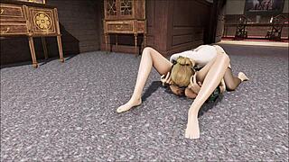 Fallout 4 Lesbian Hentai with Katsu and Emogene