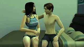 Mi Prima Me Pide Disculpas Chupando Mi Polla y Rompiendo Culo