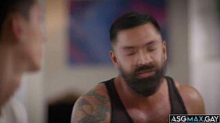 stepdad dominic pacifico with stepson nicholas adams