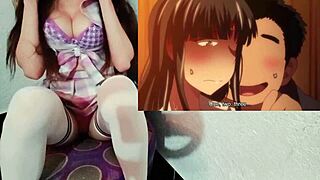 Big tits bouncing while getting fucked by a professor