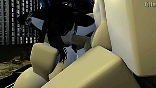 I watch Kyller sucking in the alley in this RR34 cartoon