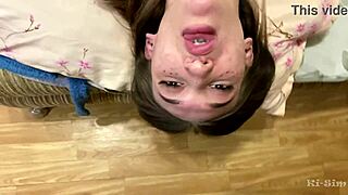 Ki-sim experiences intense oral action with a large partner