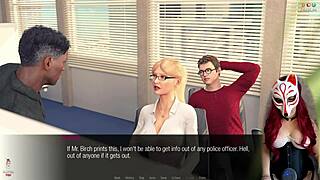 jessica oneil's hard news episode with see-through lingerie