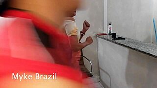 hot prank with friend's wife in apartment