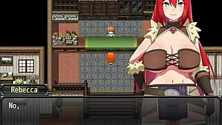 A redhead girl saves the boy she loves from bandits