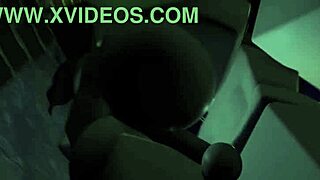 I watch Kyller sucking in the alley in this RR34 cartoon