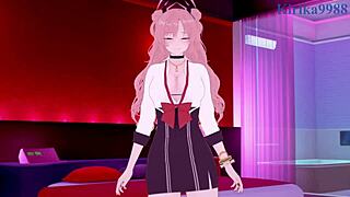 Yozakura Kirara And Kuromi Serika Have Intense Sex In Blue Archive Hentai With Creampie