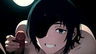 Himeno's virginity tested in Chainsaw Man hentai part 3