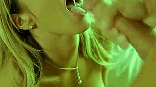 Blonde Glasses Cumshot Compilation