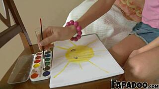 step sis enjoys anal with a big dick in homemade video