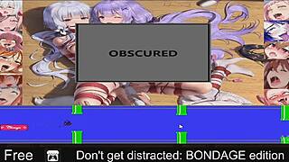 Don't get distracted in this bondage game challenge