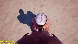 Wild Life Porn Game Tanka Blows Big Cocks On Beach For Cumshots