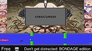 Don't get distracted in this bondage game challenge