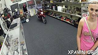 stunning minx filmed in reality movie sucking and fucking cock