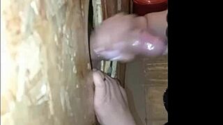 Glory Hole Oral Sex Leads To Creampie And Masturbation!