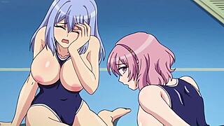 Erotic scenes with monster cock in Gakuen de Jikan yo Tomare part 2