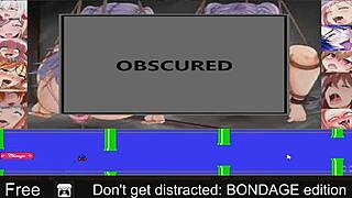 Don't get distracted in this bondage game challenge