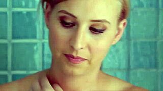 Blonde stepmom alice chambers fucks stepson intensely under shower