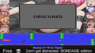 Don't get distracted in this bondage game challenge