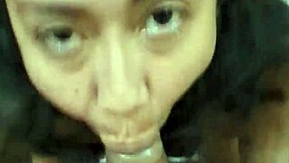 Latina Wife Gives Close Up Blowjob and Ass Sex