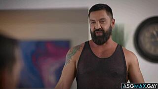 stepdad dominic pacifico with stepson nicholas adams