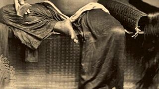 Cena anal interracial vintage da coleção clássica